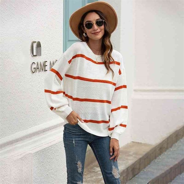 vintage stripe oversized pullover women autumn winter streetwear casual jumper sweater knitted loose pull femme 210415, White;black
vintage stripe oversized pullover women autumn winter streetwear casual jumper sweater knitted loose pull femme 210415, White;black