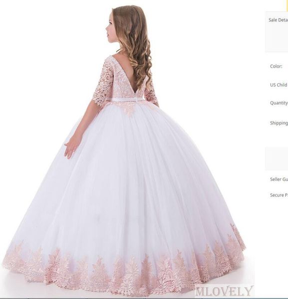 girl's dresses lace pearls first communion for little girl sleeveless pageant ball gowns custom made, Red;yellow
girl's dresses lace pearls first communion for little girl sleeveless pageant ball gowns custom made, Red;yellow