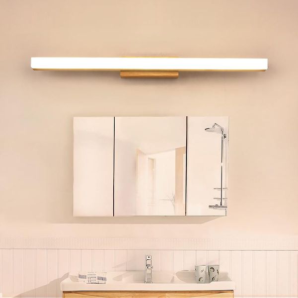 wall lamp led minimalism mirror front light bathroom makeup lights modern wooden mounted sconces lighting fixture
wall lamp led minimalism mirror front light bathroom makeup lights modern wooden mounted sconces lighting fixture