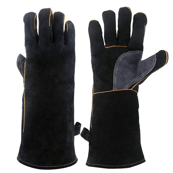 extreme heat&fire resistant gloves leather with stitching,mitts perfect for fireplace,stove,oven,grill,welding,bbq,mig,pot holde disposable
extreme heat&fire resistant gloves leather with stitching,mitts perfect for fireplace,stove,oven,grill,welding,bbq,mig,pot holde disposable