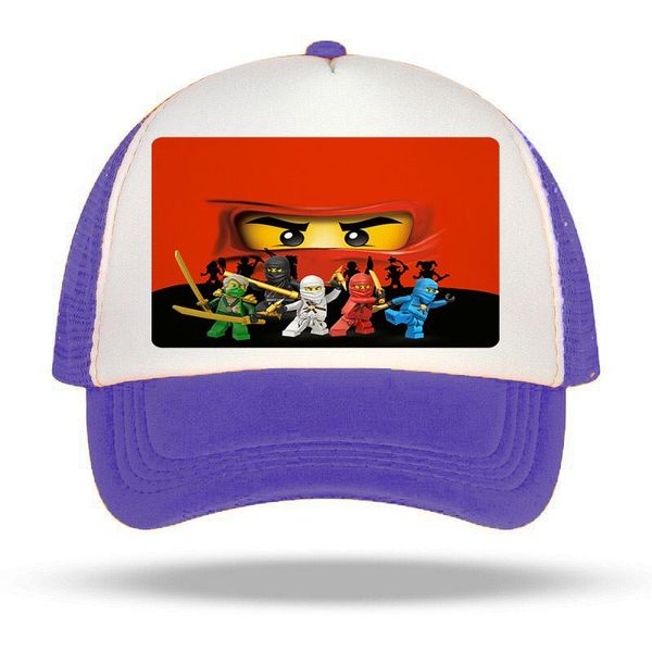 caps & hats cute outdoor visor 52-56cm children's hat ninja- cartoon baseball cap for boys girls kids cotton sun child toddler cool, Yellow