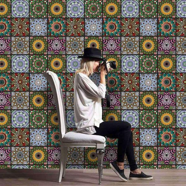 15/20cm creative flower pattern tile floor sticker pvc bathroom kitchen waterproof wall stickers home decor tv art mural wallpapers
15/20cm creative flower pattern tile floor sticker pvc bathroom kitchen waterproof wall stickers home decor tv art mural wallpapers