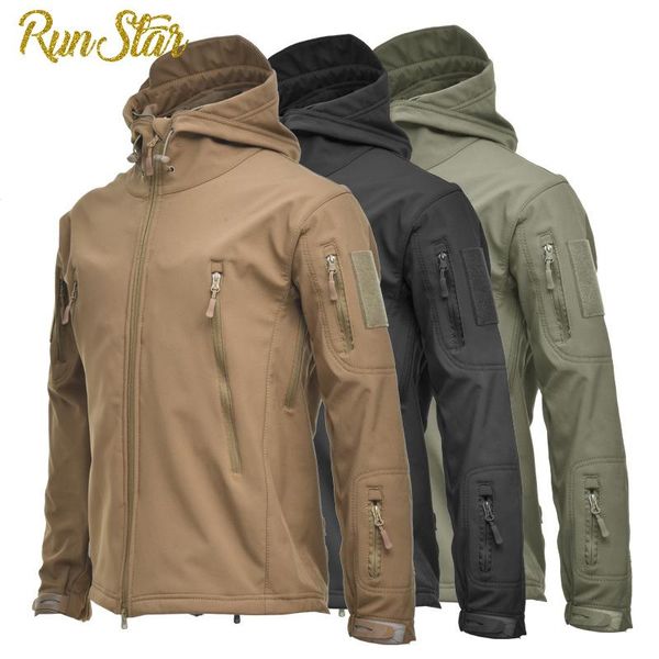 men's trench coats autumn winter military soft shell jackets men tactical windproof waterproof jacket army mens hooded bomber, Tan;black
men's trench coats autumn winter military soft shell jackets men tactical windproof waterproof jacket army mens hooded bomber, Tan;black
