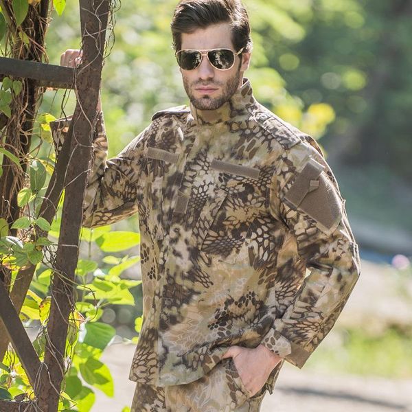 men's jackets outdoor camouflage uniforms for military fans to equip us training, Black;brown
men's jackets outdoor camouflage uniforms for military fans to equip us training, Black;brown