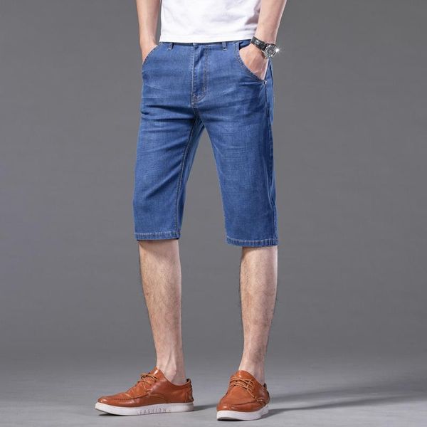 men's jeans shorts summer denim men pants slim fit light blue casual clothing size 28-40
men's jeans shorts summer denim men pants slim fit light blue casual clothing size 28-40
