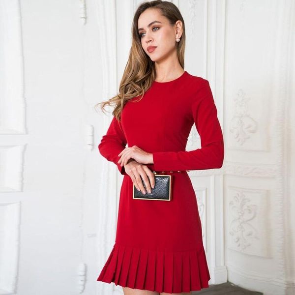 casual dresses 4 colors women autumn solid mini a-line dress buttons plus size long sleeve o-neck female vestidos 2021 office clothes, Black;gray
casual dresses 4 colors women autumn solid mini a-line dress buttons plus size long sleeve o-neck female vestidos 2021 office clothes, Black;gray