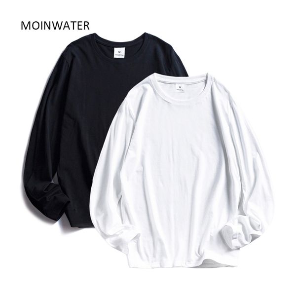 moinwater women t shirts wholesale 2 pieces solid 100% cotton long sleeve t-shirts lady casual tees& 210406, White
moinwater women t shirts wholesale 2 pieces solid 100% cotton long sleeve t-shirts lady casual tees& 210406, White
