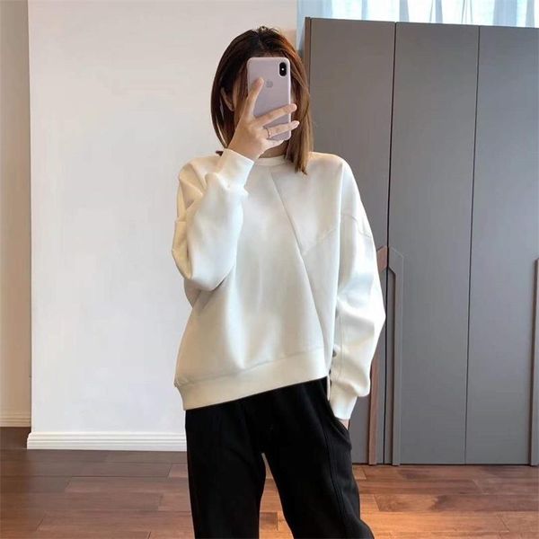 men's hoodies & sweatshirts early autumn design ins style cotton short round neck long sleeve sweater, Black
men's hoodies & sweatshirts early autumn design ins style cotton short round neck long sleeve sweater, Black