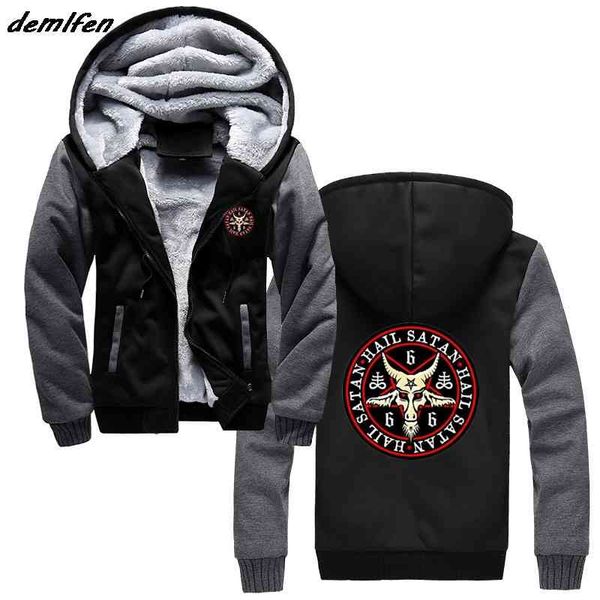 hail satan 666 baphomet pentagram devil wicca black magic print hoodie men thick zipper sweatshirt hip hop jacket
hail satan 666 baphomet pentagram devil wicca black magic print hoodie men thick zipper sweatshirt hip hop jacket