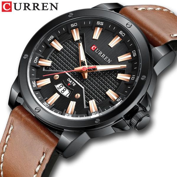 wristwatches mens watches 2021, curren quartz analog calendar wrist watch for men, fashion waterproof with leather strap, Slivery;brown
wristwatches mens watches 2021, curren quartz analog calendar wrist watch for men, fashion waterproof with leather strap, Slivery;brown
