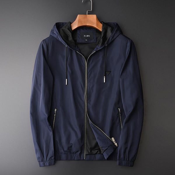 men's jackets spring hooded jacket with sagging and smooth fabric, Black;brown
men's jackets spring hooded jacket with sagging and smooth fabric, Black;brown