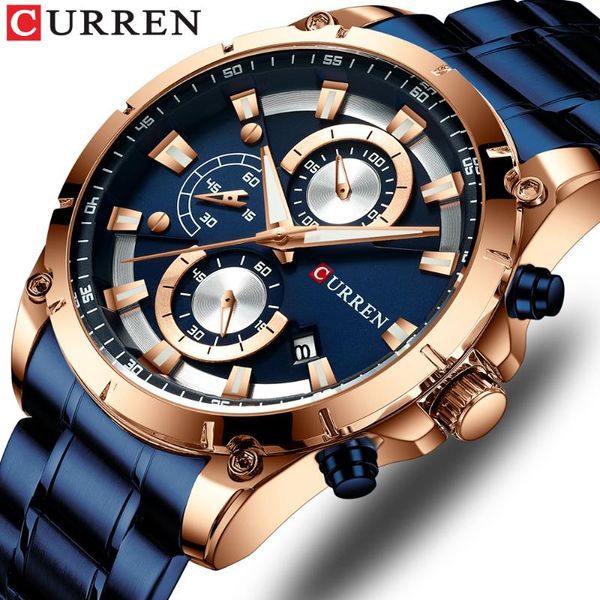 wristwatches curren 8360 creative design watches fashion chronograph sport men quartz clock military male wristwatche, Slivery;brown
wristwatches curren 8360 creative design watches fashion chronograph sport men quartz clock military male wristwatche, Slivery;brown