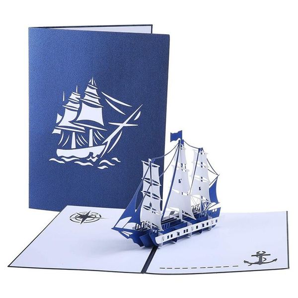 greeting cards 3d hollow sailboat model -up birthday with envelope stickers laser cut invitation graduation gifts card
greeting cards 3d hollow sailboat model -up birthday with envelope stickers laser cut invitation graduation gifts card