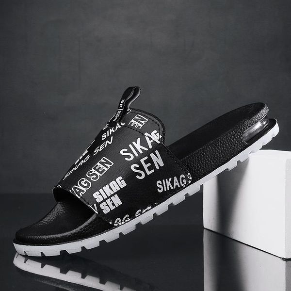 slippers male outside summer fashion wear movement cushion 2021 sandals outdoor soft bottom character word cool, Black
slippers male outside summer fashion wear movement cushion 2021 sandals outdoor soft bottom character word cool, Black