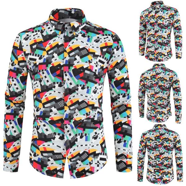 men's casual shirts explosive shirt fashion button carnival printed christmas shirt blouse are you sure not to buy purchasing, White;black
men's casual shirts explosive shirt fashion button carnival printed christmas shirt blouse are you sure not to buy purchasing, White;black