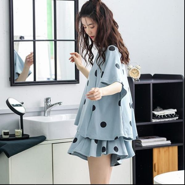 pajamas summer thin two piece womens sleepwears short sleeve milk home clothes wave point loose large fat mm set, Black;red
pajamas summer thin two piece womens sleepwears short sleeve milk home clothes wave point loose large fat mm set, Black;red