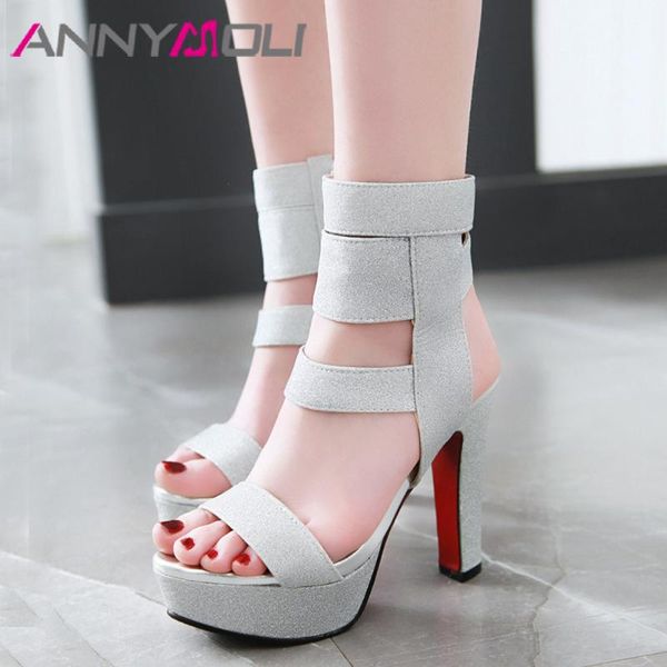 women gladiator shoes summer sandals glitter platform block heel zip extreme high lady big size 3-12, Black
women gladiator shoes summer sandals glitter platform block heel zip extreme high lady big size 3-12, Black
