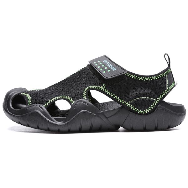 fashion sandy beach shoes sports sandals mens womens flip flops breathable and lightweight slippers soft bottom, Black
fashion sandy beach shoes sports sandals mens womens flip flops breathable and lightweight slippers soft bottom, Black