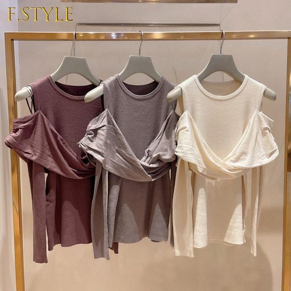 women's sweaters 2021 autumn sweet women japan style jumpers o neck sleeveless off shoulder slim solid knnited pullover, White;black
women's sweaters 2021 autumn sweet women japan style jumpers o neck sleeveless off shoulder slim solid knnited pullover, White;black