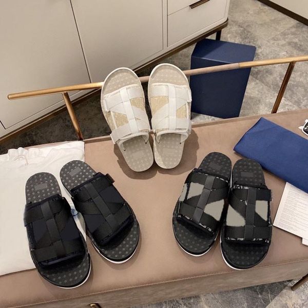 2021 fashion men women alpha sandals slippers slides in oblique jacquard summer man woman slipper nylon bands soft rubber sole scuffs with b, Black
2021 fashion men women alpha sandals slippers slides in oblique jacquard summer man woman slipper nylon bands soft rubber sole scuffs with b, Black
