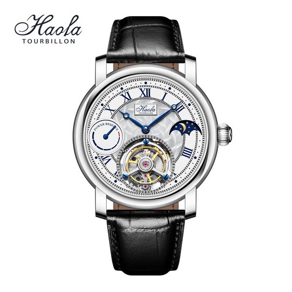 wristwatches haofa luxury flying tourbillon watch men mechanical watches sapphire manual moonphase skeleton movement clock, Slivery;brown
wristwatches haofa luxury flying tourbillon watch men mechanical watches sapphire manual moonphase skeleton movement clock, Slivery;brown
