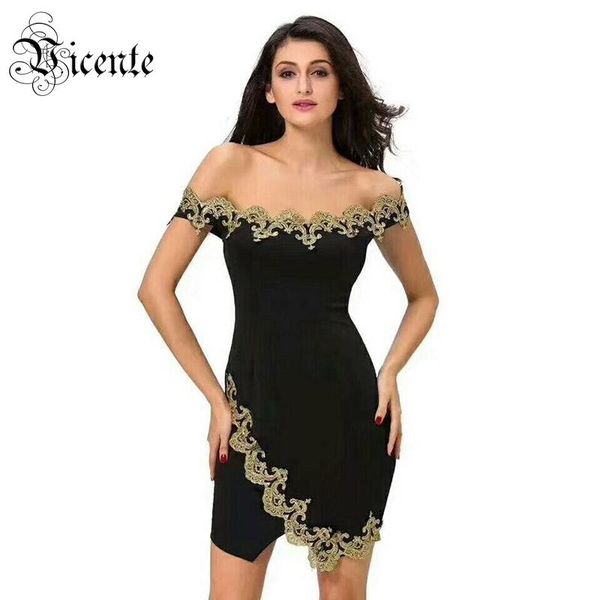 casual dresses clearance sale vc chic gold lace splicing design off shoulder celebrity party club bandage mini dress, Black;gray
casual dresses clearance sale vc chic gold lace splicing design off shoulder celebrity party club bandage mini dress, Black;gray