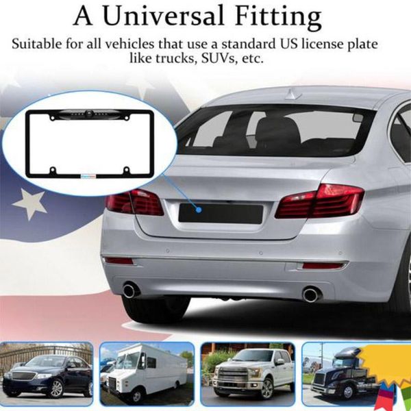 universal license plate frame 170 degree angle car rearview camera puo88 mini cameras
universal license plate frame 170 degree angle car rearview camera puo88 mini cameras