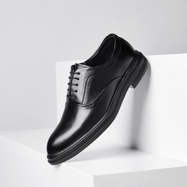spring microfiber leather business shoes formal wedding dress size 38-45 lace up classic tradition casual round head, Black
spring microfiber leather business shoes formal wedding dress size 38-45 lace up classic tradition casual round head, Black