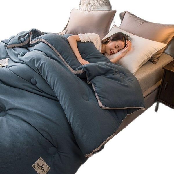 comforters & sets 2021 graphene thicken comforter warm winter duvet solid patchwork quilts blue sleeping cover micro physiotherapy soft line
comforters & sets 2021 graphene thicken comforter warm winter duvet solid patchwork quilts blue sleeping cover micro physiotherapy soft line