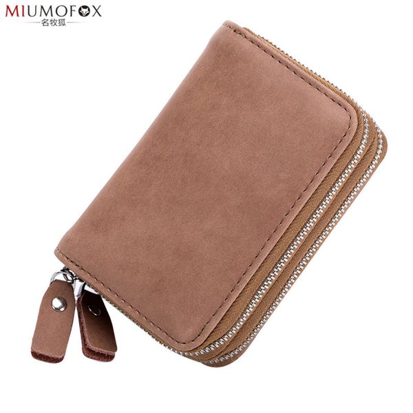 the wallet leather organ rfid multi function card key bag men's and women's wallet zipper, Black
the wallet leather organ rfid multi function card key bag men's and women's wallet zipper, Black