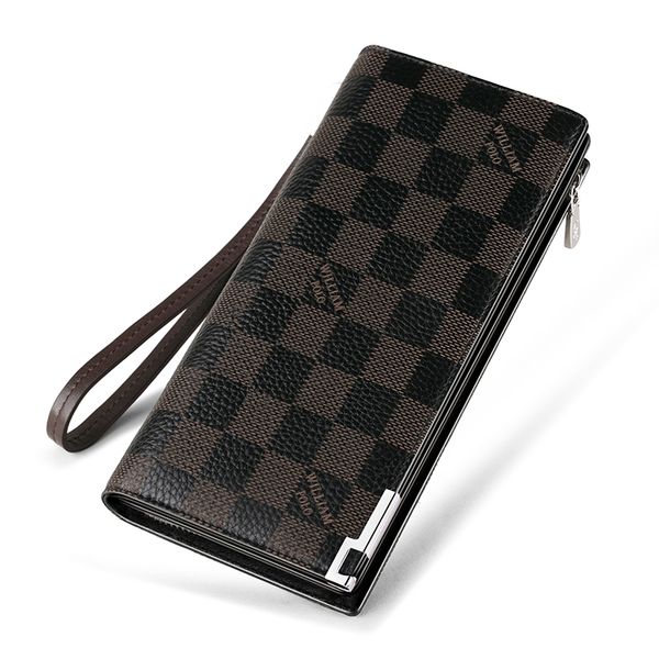 fashion men wallet long design genuine cow leather wallet men metal corner phone wallet luxury black 129, Brown;gray
fashion men wallet long design genuine cow leather wallet men metal corner phone wallet luxury black 129, Brown;gray