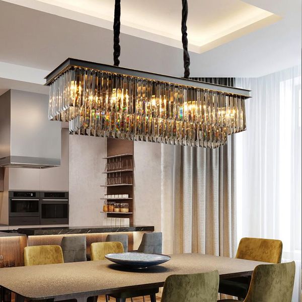 chandeliers e14 luxury led black crystal rectangular dining chandelier
chandeliers e14 luxury led black crystal rectangular dining chandelier