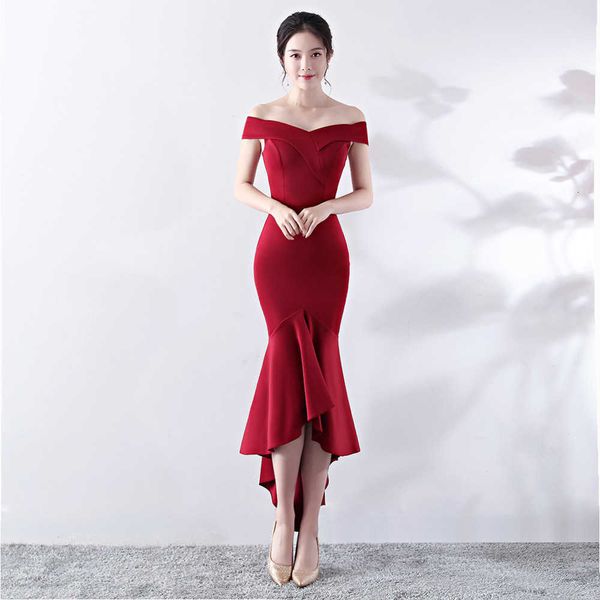 luxury evening dress 1327# toast bride chen qixiong red medium length wedding korean slim evening, Black;gray
luxury evening dress 1327# toast bride chen qixiong red medium length wedding korean slim evening, Black;gray