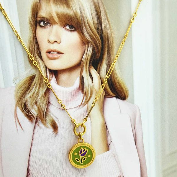 clavicle chain net red pendant neckchain ornament enamel tulip bamboo necklace female, Silver
clavicle chain net red pendant neckchain ornament enamel tulip bamboo necklace female, Silver