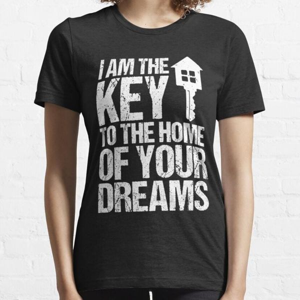 women's t-shirt i am the key to home of your dreams hip hop 100% cotton tshirts t shirts women tee real estate, White
women's t-shirt i am the key to home of your dreams hip hop 100% cotton tshirts t shirts women tee real estate, White