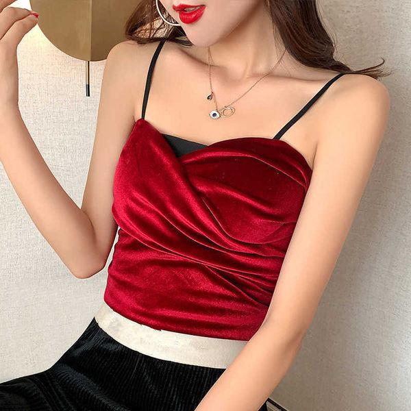 korean tank women halter camisole sleeveless velvet adjustable strap s plus size woman v neck basic s camis 210604, White
korean tank women halter camisole sleeveless velvet adjustable strap s plus size woman v neck basic s camis 210604, White