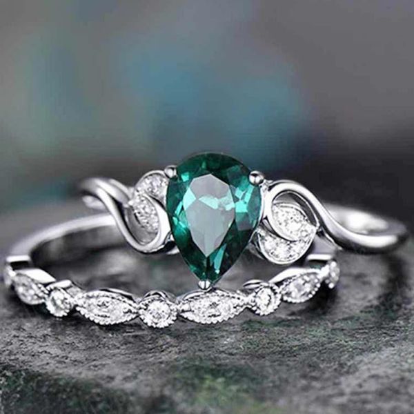 wedding rings mechosen luxury water drop double layer ring green cubic zircon copper jewelry elegant lady engagement party bridal gifts 2021, Slivery;golden
wedding rings mechosen luxury water drop double layer ring green cubic zircon copper jewelry elegant lady engagement party bridal gifts 2021, Slivery;golden