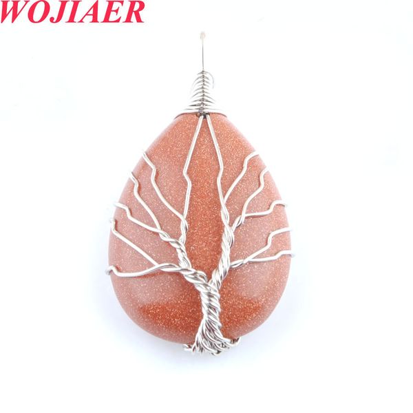 WOJIAER Tree of Life Golden Sand Water Drop Twining Pendant Necklace Chain Silver Colors Collier Elegant Jewelry Gifts DO9095
WOJIAER Tree of Life Golden Sand Water Drop Twining Pendant Necklace Chain Silver Colors Collier Elegant Jewelry Gifts DO9095