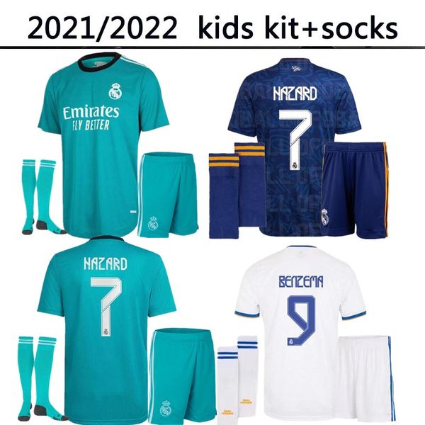 2021 2022 real madrid home away third kids kit socks soccer jerseys camiseta sergio ramos benzema asensio valverde maillot hazard vini jr kr, Black;yellow
2021 2022 real madrid home away third kids kit socks soccer jerseys camiseta sergio ramos benzema asensio valverde maillot hazard vini jr kr, Black;yellow