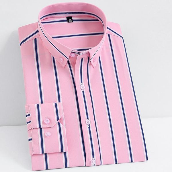 men's casual shirts 2021 autumn men fashion non iron stretch striped pocketless design long sleeve youthful button down dress shirt, White;black
men's casual shirts 2021 autumn men fashion non iron stretch striped pocketless design long sleeve youthful button down dress shirt, White;black