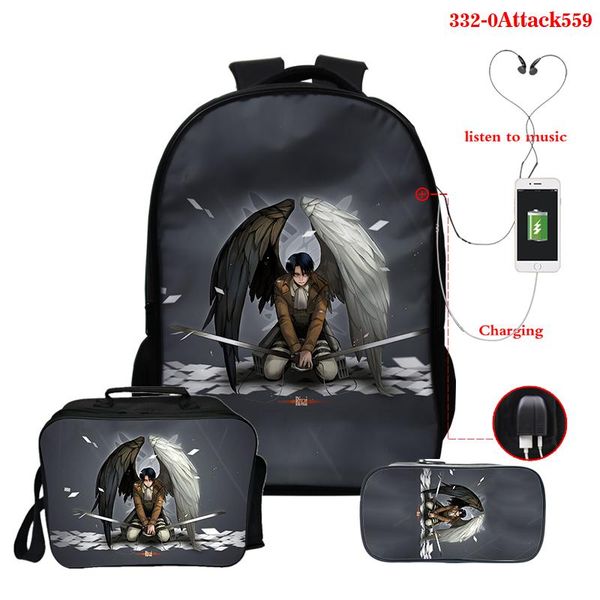 backpack 3 pcs attack on titan printed teenager cosplay daypack boys girls lunch bag drop pencil bags kid school
backpack 3 pcs attack on titan printed teenager cosplay daypack boys girls lunch bag drop pencil bags kid school