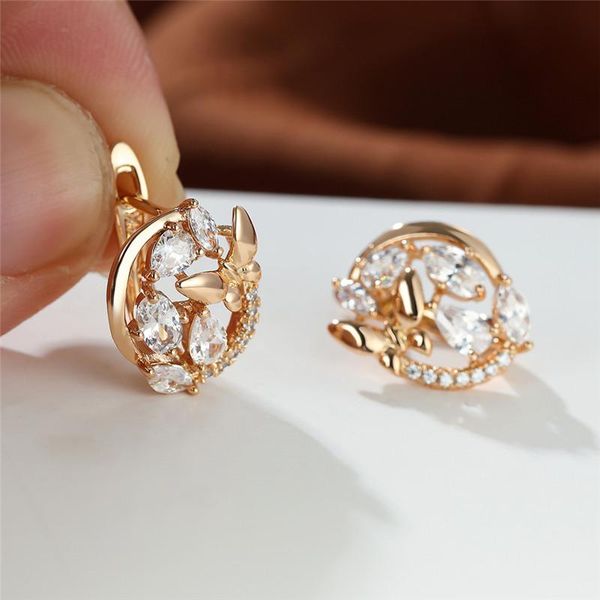 hoop & huggie female cute small butterfly earrings water drop white zircon rose gold color engagement for women jewelry, Golden;silver
hoop & huggie female cute small butterfly earrings water drop white zircon rose gold color engagement for women jewelry, Golden;silver