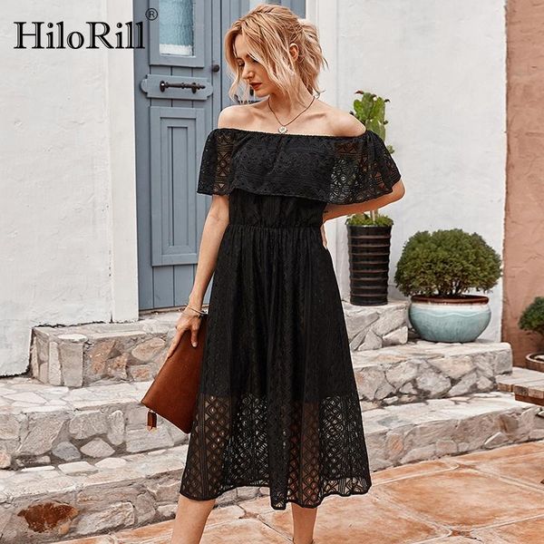 hilorill slash neck party midi dress embroidered lace solid beach summer dresses for women 2021 kobieta sukienka casual, Black;gray
hilorill slash neck party midi dress embroidered lace solid beach summer dresses for women 2021 kobieta sukienka casual, Black;gray