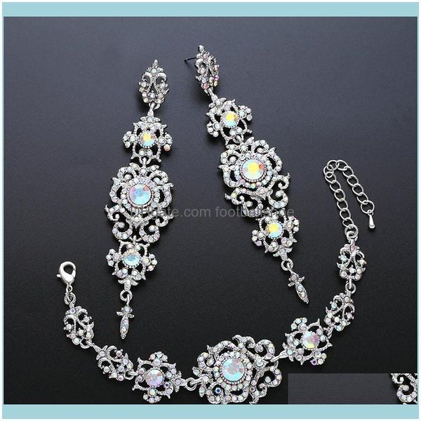 & necklace sets jewelrydesigners wedding crystal bridal three piece earrings jewelry set drop delivery 2021 dzb, Silver
& necklace sets jewelrydesigners wedding crystal bridal three piece earrings jewelry set drop delivery 2021 dzb, Silver