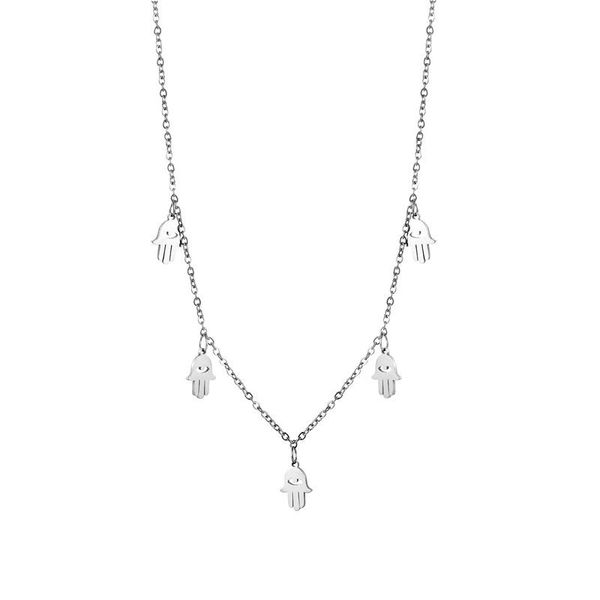 pendant necklaces hip hop hand of fatima necklace silver color stainless steel simple bergamot chain for women jewelry gifts drop
pendant necklaces hip hop hand of fatima necklace silver color stainless steel simple bergamot chain for women jewelry gifts drop
