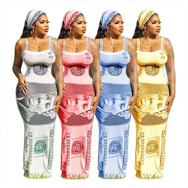 money dollar printed streetwear womens dresses long party spaghetti strap wrap chest skinny summer backless robe femme scarf, Black;gray
money dollar printed streetwear womens dresses long party spaghetti strap wrap chest skinny summer backless robe femme scarf, Black;gray