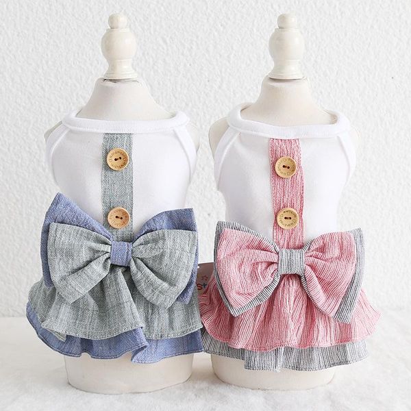 dog apparel summer button butterfly decoration dresses poodle/chihuahua/yorkshire puppy cat vest dress for small birthday gift
dog apparel summer button butterfly decoration dresses poodle/chihuahua/yorkshire puppy cat vest dress for small birthday gift