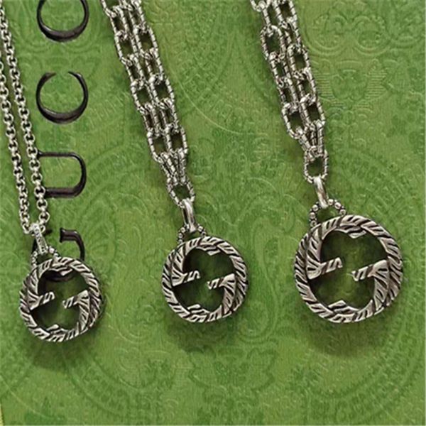 new 925 silver interlocking pattern double pendant hemp rope necklace fashion and sweater chain net red
new 925 silver interlocking pattern double pendant hemp rope necklace fashion and sweater chain net red