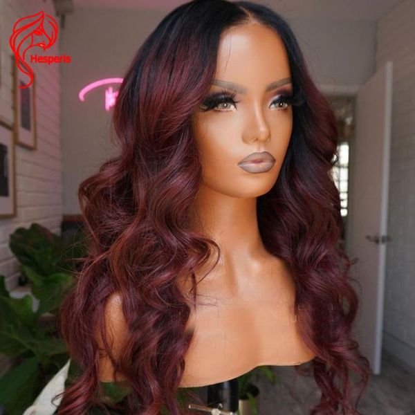 hesperis burgundy ombre lace front wigs pre plucked with baby hair brazilian remy wave 99j human red, Black;brown
hesperis burgundy ombre lace front wigs pre plucked with baby hair brazilian remy wave 99j human red, Black;brown