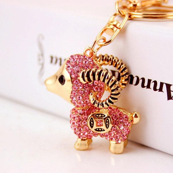 keychains rhinestone-crystal animal sheep goat key keychain charm purse handbag car party wedding birthday gift keyring, Silver
keychains rhinestone-crystal animal sheep goat key keychain charm purse handbag car party wedding birthday gift keyring, Silver